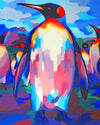 paint by numbers kit Pop Art Penguin - Custom paint by number