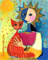 paint by numbers kit Quirky cats 9