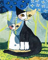 paint by numbers kit Quirky cats series 4
