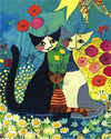 paint by numbers kit Quirky cats series 8