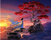 paint by numbers kit Red Tree In Skys - Custom paint by number