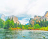 paint by numbers kit River Yosemite Valley California - Custom paint by number