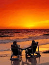 paint by numbers kit Romantic Beach and Sunset