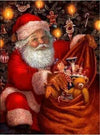 paint by numbers kit Santa Claus 5