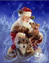 paint by numbers kit Santa Claus 6