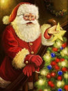 paint by numbers kit Santa Claus 9