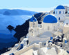 paint by numbers kit Santorini Greece - Custom paint by number
