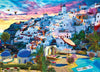 paint by numbers kit Santorini Sky - Custom paint by number