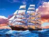 paint by numbers kit Ships Galleon 13