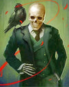 paint by numbers kit Skull Wearing A Suit - Custom paint by number