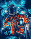 paint by numbers kit Space Astronaut - Custom paint by number