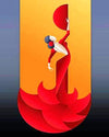 paint by numbers kit Spanish Woman Dancing - Custom paint by number