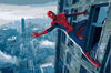 paint by numbers kit Spiderman skyline