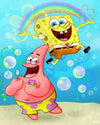 paint by numbers kit SpongeBob & Patrick Having Fun