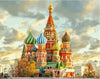 paint by numbers kit St Basil's Cathedral Moscow - Custom paint by number