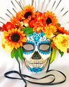 paint by numbers kit Sugar Skull - Custom paint by number