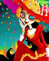 paint by numbers kit Sugar Skull Woman - Custom paint by number