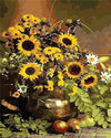 paint by numbers kit Sunflowers 14