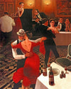 paint by numbers kit Tango dancers - Custom paint by number