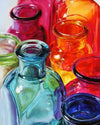 paint by numbers kit The Aesthetic coloured bottles