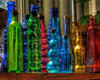 paint by numbers kit The Artistic Coloured Bottles
