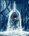 paint by numbers kit The Glass Rose
