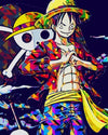 paint by numbers kit The Monkey d Luffy One Piece - Custom paint by number
