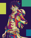 paint by numbers kit The painting Monkey d Luffy - Custom paint by number