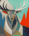 paint by numbers kit The pop art elk - Custom paint by number
