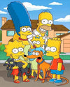 paint by numbers kit The simpsons family