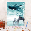 paint by numbers kit The Whale Piano