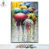 paint by numbers kit Umbrellas-Paint by numbers