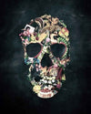 paint by numbers kit Vintage Skull - Custom paint by number