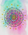 paint by numbers kit Watercolor Mandala Art - Custom paint by number