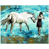 paint by numbers kit White Horse
