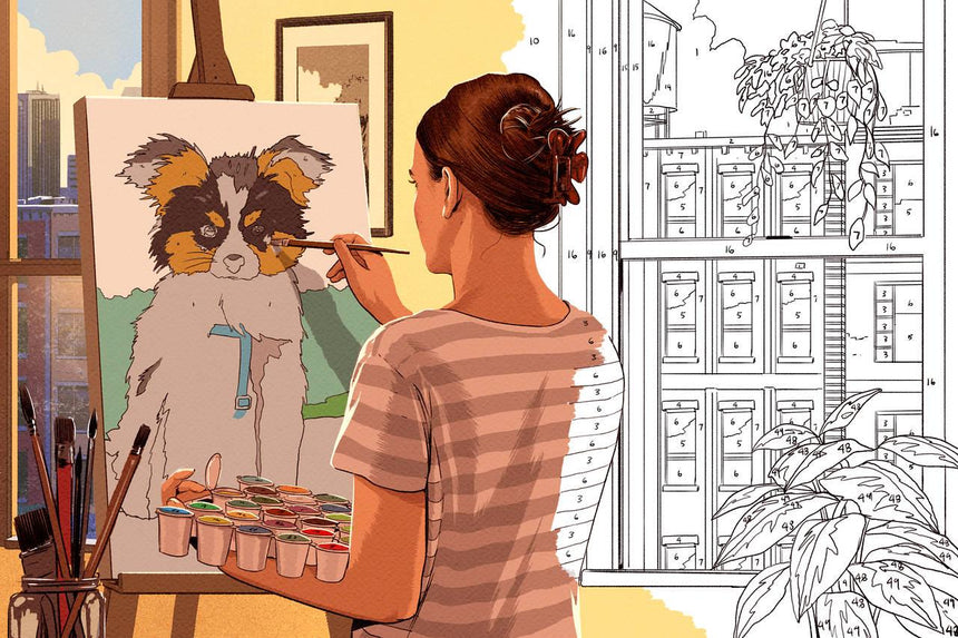 The Joy Of A Personalized Paint By Number Design paint by numbers