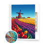Vibrant Tulip Fields DIY Diamond Painting Kit for Relaxation & Home Decor