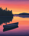 Still Waters Sunset Diamond Painting Kit - Relaxing Full Drill Art