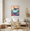 Stunning Sunset Whale Diamond Painting Kit - Relaxing DIY Craft