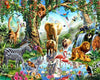 paint by numbers kit Animals family 2 - Custom paint by number