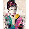 paint by numbers kit Audrey Hepburn - Custom paint by number