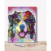 paint by numbers kit Berneese Mountain Dog - Custom paint by number