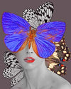 paint by numbers kit Butterfly Woman - Custom paint by number