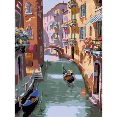 paint by numbers kit City Landscape N1 - Custom paint by number