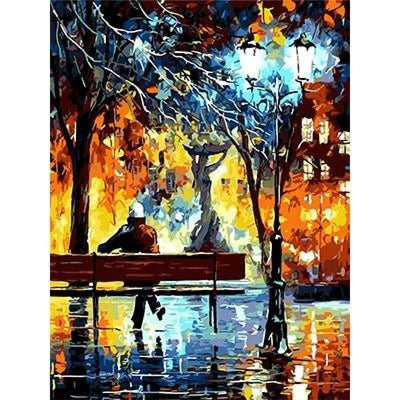 paint by numbers kit City Landscape N17 - Custom paint by number