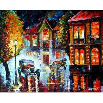 paint by numbers kit City Landscape N22 - Custom paint by number