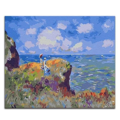 paint by numbers kit Claude Monet W7 - Custom paint by number