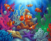 paint by numbers kit Clownfish Underwater - Custom paint by number