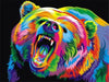 paint by numbers kit Colour Pop Series - Bear - Custom paint by number