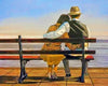 paint by numbers kit Couple Hugging Each other - Custom paint by number